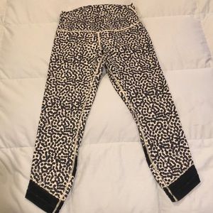 Lulu Lemon speckled Leggings, size 10